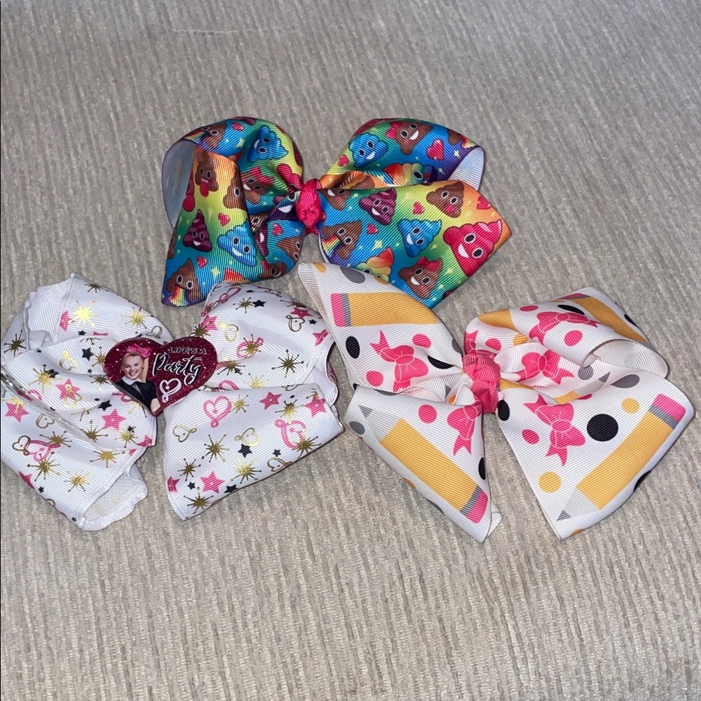 JoJo Siwa Cartoon and Patterned Hair Bows Set